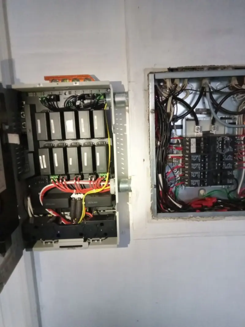 Electrical panel upgrade completed for Indoor Lighting Installation in Pendleton